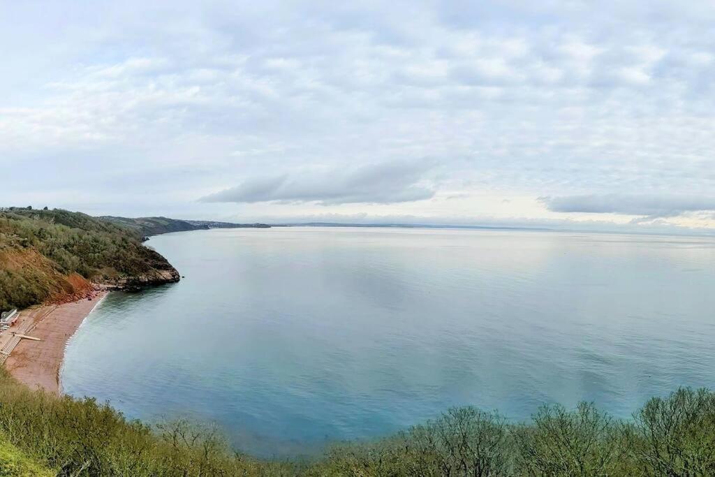 Spacious First Floor Family Flat, Sea View Torquay Exterior foto